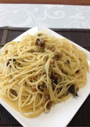 混ぜるだけの納豆高菜パスタ☆-レシピのメイン写真