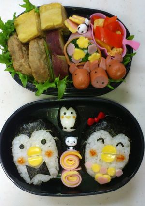 ペンギンのキャラ弁-レシピのメイン写真