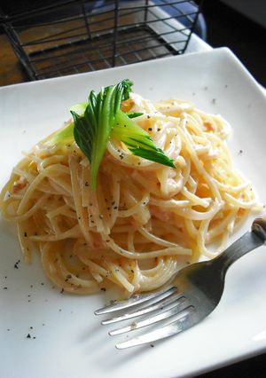 鮭フレークパスタ-レシピのメイン写真