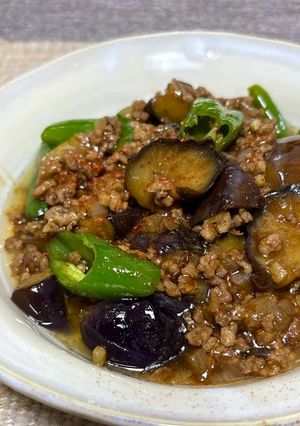 辛くない、マイルド麻婆茄子-レシピのメイン写真