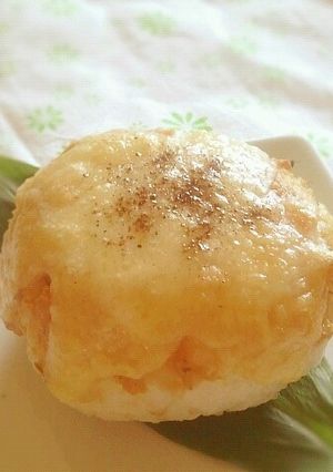 リメイクランチの味噌チーズ焼きおにぎり-レシピのメイン写真