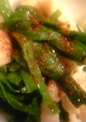 ★家飲み派必見!にらと鶏皮ポン酢★-レシピのメイン写真