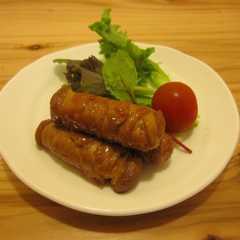 รูปของ こうやの肉巻き　照り煮