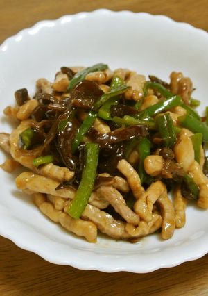 豚肉ピーマンきくらげのオイスター炒め☆-レシピのメイン写真
