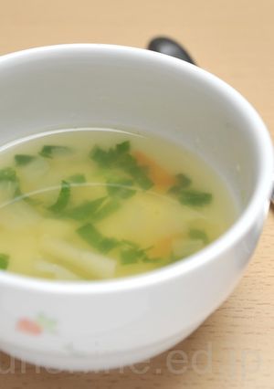 【離乳食 後期】ワンタン入りスープ-レシピのメイン写真