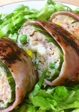 ドイツ風?豚ひき肉のチーズロール-レシピのメイン写真