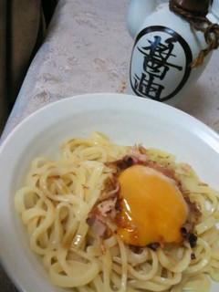 超簡単乗せるだけ!かまたまパスタ♪-レシピのメイン写真