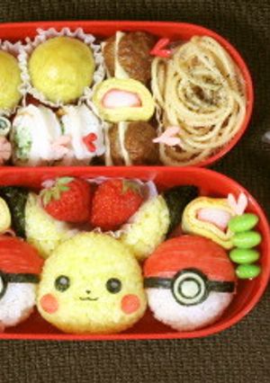 キャラ弁☆ポケモン弁当☆-レシピのメイン写真