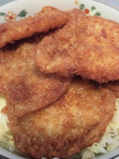 薄いけど♪新潟名物たれかつ丼もどき☆-レシピのメイン写真