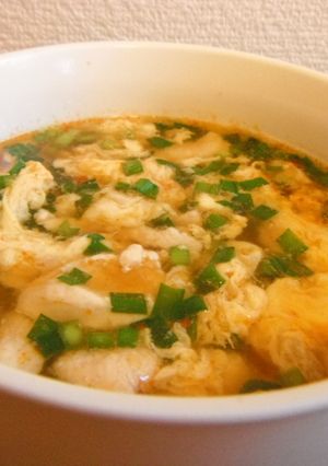 鶏胸肉の酸辣湯-レシピのメイン写真