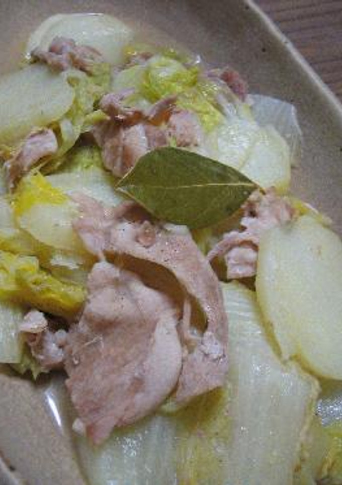 白菜と豚肉とじゃがいもの重ね煮。-レシピのメイン写真