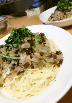 簡単・美味しい・ナスの和風パスタ！-レシピのメイン写真