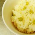 懐かしのグリーンピースごはん