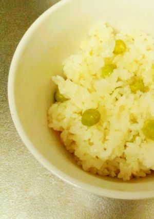 懐かしのグリーンピースごはん-レシピのメイン写真