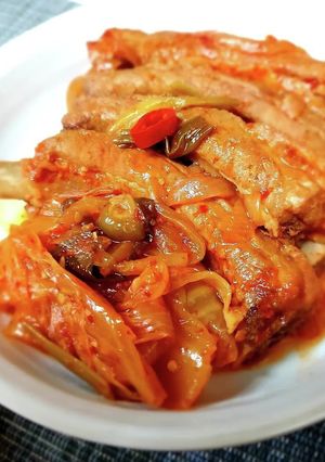 豚カルビキムチ煮-レシピのメイン写真