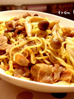 豚肉とキャベツのガーリック焼きそば-レシピのメイン写真