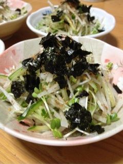 大根の和風サラダ-レシピのメイン写真