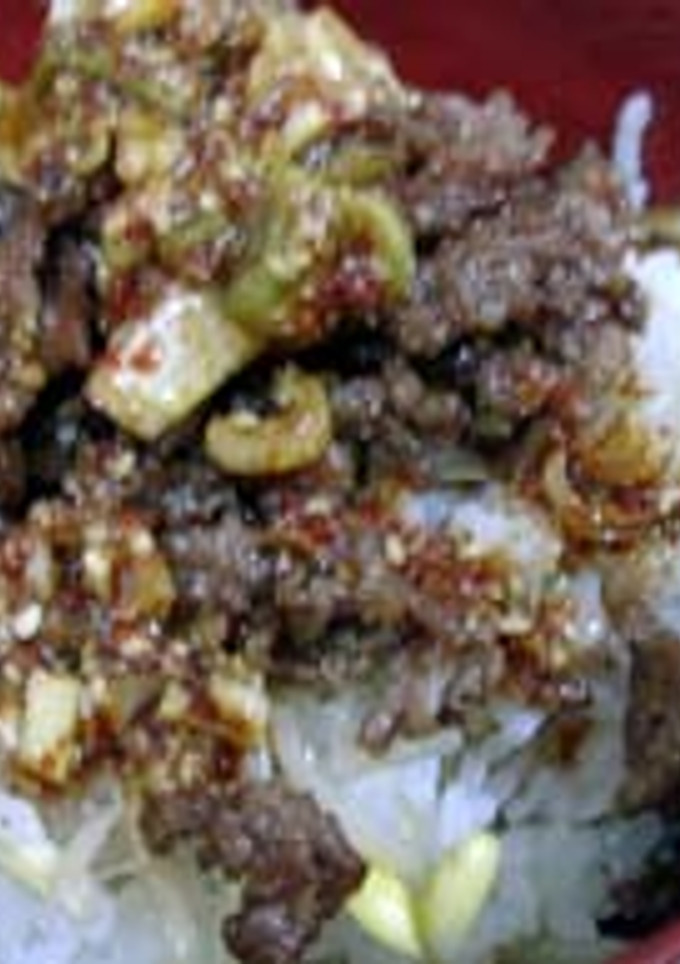 豆もやしと挽肉の炊き込みごはん-レシピのメイン写真