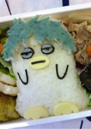 キャラ弁 ギンザベス(銀魂)-レシピのメイン写真