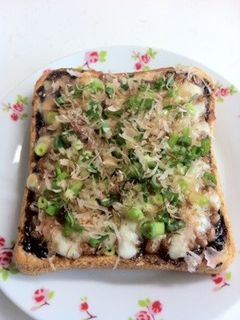 海苔の佃煮&納豆トースト-レシピのメイン写真