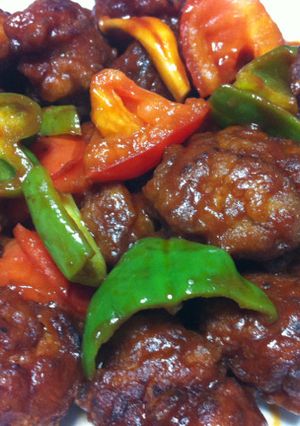 薄切り肉のバルサミコ酢豚-レシピのメイン写真