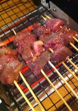 自宅で居酒屋ばりの焼き鳥レバー-レシピのメイン写真