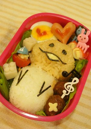 キャラ弁♡なめこ探偵-レシピのメイン写真