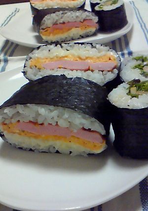 魚ニソー卵おにぎりサンド＊-レシピのメイン写真