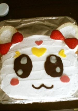 スマイルプリキュアのキャンデイのケーキ☆-レシピのメイン写真