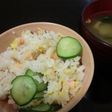 塩鮭と胡瓜の簡単★さっぱり混ぜご飯
