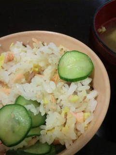 塩鮭と胡瓜の簡単★さっぱり混ぜご飯-レシピのメイン写真