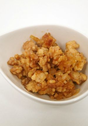 らっきょう入り鶏そぼろ-レシピのメイン写真