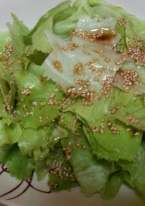 大量消費☆レタスシャキシャキサラダ-レシピのメイン写真