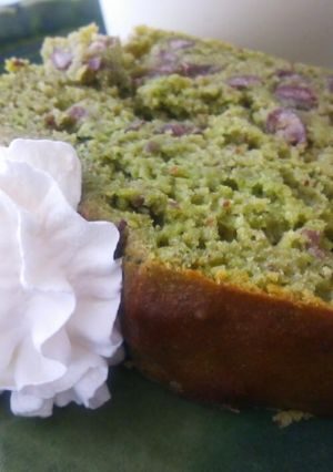 低カロリーだけどモチモチ抹茶小豆パウンド-レシピのメイン写真