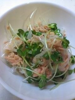旬☆新玉ねぎとツナのあえもの-レシピのメイン写真