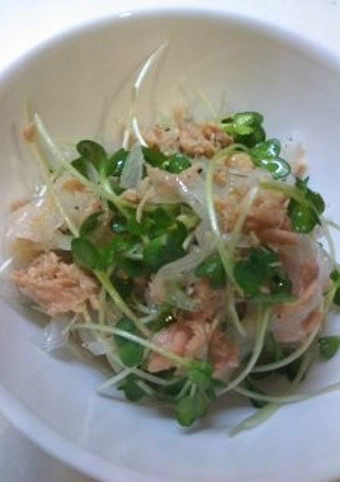 旬☆新玉ねぎとツナのあえもの-レシピのメイン写真