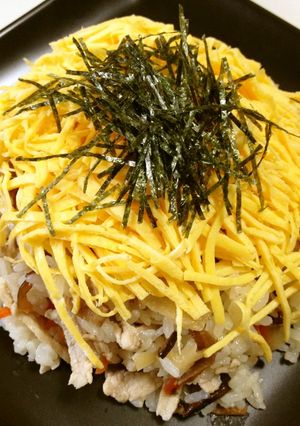 簡単で☆憎々しいね☆肉ちらし-レシピのメイン写真
