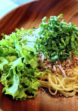 とっても美味しい納豆パスタ♪-レシピのメイン写真