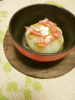 新たまねぎのレンジ蒸し-レシピのメイン写真