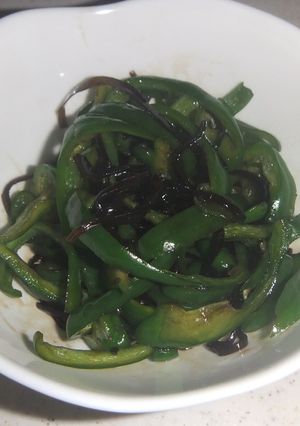 ピーマンの昆布和え-レシピのメイン写真
