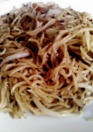 即席カレー焼きそば-レシピのメイン写真