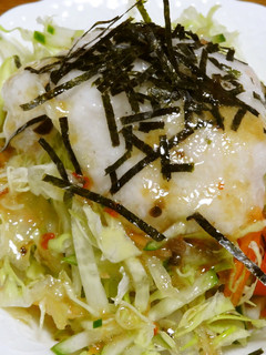 千切り野菜の長いもかけサラダ-レシピのメイン写真
