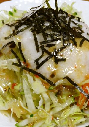 千切り野菜の長いもかけサラダ-レシピのメイン写真