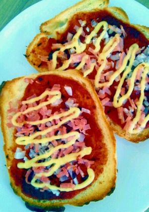 チーズ不要！ピザトースト-レシピのメイン写真