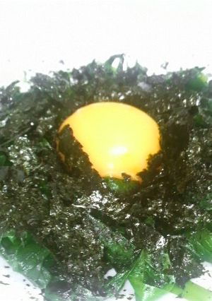 ニラの卵黄和え-レシピのメイン写真