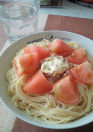 さっぱりピリ辛！ツナマヨそうめん☆-レシピのメイン写真