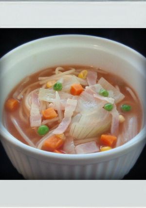 ■簡単一人ランチに■トマトスープパスタ♪-レシピのメイン写真