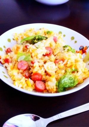 オリーブオイルで美味しい☆レタス炒飯-レシピのメイン写真