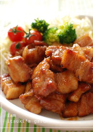 豚バラの漬け焼き☆甘辛コチュだれ☆-レシピのメイン写真