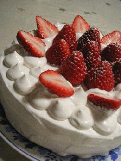 いちごのケーキ21cm丸型-レシピのメイン写真